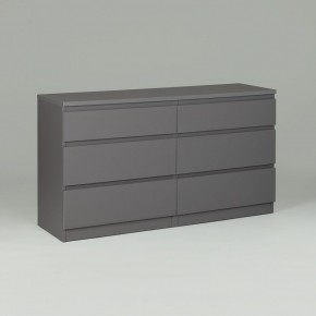 2.03.02.080.4 КАСТОР комод 6 ящиков RU серый в Игриме - igrim.ok-mebel.com | фото
