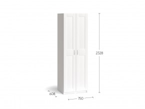 2.06.01.030.4 МАКС шкаф 2 двери 75х61х233 серый RU в Игриме - igrim.ok-mebel.com | фото 4
