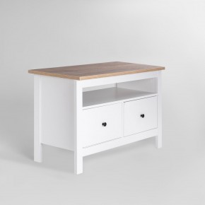 2.08.03.080.14 САГА тумба 2 ящика белая/ясень RU в Игриме - igrim.ok-mebel.com | фото