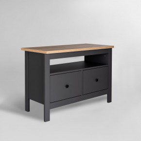 2.08.03.080.15 САГА тумба 2 ящика серая/ясень RU в Игриме - igrim.ok-mebel.com | фото