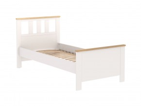 2.08.04.050.14 САГА кровать одинарная 90х200 белая/ясень в Игриме - igrim.ok-mebel.com | фото 2