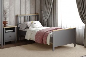 2.08.04.050.15 САГА кровать одинарная 90х200 серая/ясень в Игриме - igrim.ok-mebel.com | фото 4