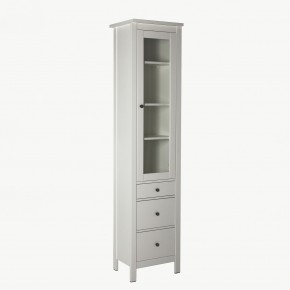 2.08.07.120.1 САГА шкаф с витриной 50 белый RU в Игриме - igrim.ok-mebel.com | фото 2