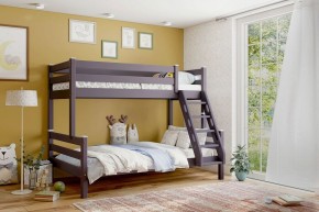 АДЕЛЬ Кровать двухъярусная с наклонной лестницей (лаванда) в Игриме - igrim.ok-mebel.com | фото