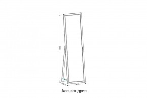 АЛЕКСАНДРИЯ-9.1 Зеркало напольное в Игриме - igrim.ok-mebel.com | фото 2
