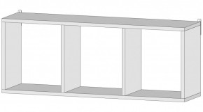 АЛЬФА Полка (белый) в Игриме - igrim.ok-mebel.com | фото