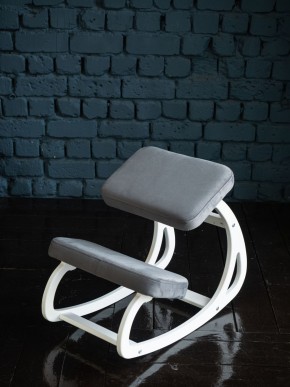 Балансирующий коленный стул Конёк Горбунёк (Белый) в Игриме - igrim.ok-mebel.com | фото 3