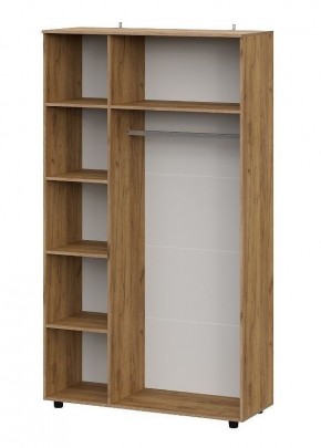БАЙКАЛ Шкаф трехстворчатый (Графит/Дуб золотой) в Игриме - igrim.ok-mebel.com | фото 2