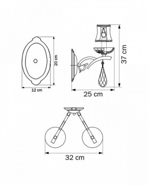 Бра Lightstar Roma 718623 в Игриме - igrim.ok-mebel.com | фото 3