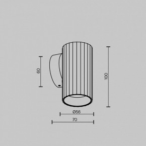 Бра Maytoni Calipso C106WL-01-GU10-B в Игриме - igrim.ok-mebel.com | фото 6