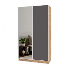 БРАУН Б632 Шкаф-купе (дуб золотой/графит) в Игриме - igrim.ok-mebel.com | фото