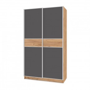 БРАУН Б655 Шкаф-купе (дуб золотой/графит) в Игриме - igrim.ok-mebel.com | фото