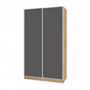 БРАУН Б671 Шкаф-купе (дуб золотой/графит) в Игриме - igrim.ok-mebel.com | фото
