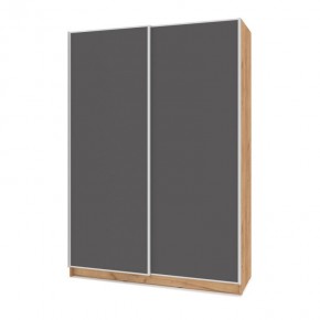 БРАУН Б681 Шкаф-купе (дуб золотой/графит) в Игриме - igrim.ok-mebel.com | фото