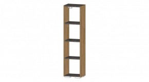 ДАЛЛАС Секция открытая (цемент темный) в Игриме - igrim.ok-mebel.com | фото