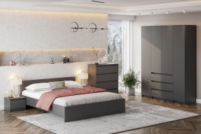 ДЕНВЕР Кровать 1600 (Графит серый) в Игриме - igrim.ok-mebel.com | фото 4