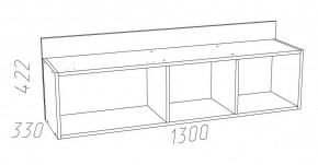 Детская Оливия Полка НМ 011.38-01 Х в Игриме - igrim.ok-mebel.com | фото 3