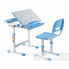 Комплект парта + стул трансформеры Cantare Blue в Игриме - igrim.ok-mebel.com | фото