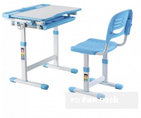 Комплект парта + стул трансформеры Cantare Blue в Игриме - igrim.ok-mebel.com | фото 2