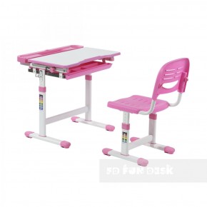 Комплект парта + стул трансформеры Cantare Pink в Игриме - igrim.ok-mebel.com | фото 2