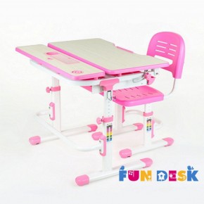 Парта-трансформер + стул Lavoro Pink в Игриме - igrim.ok-mebel.com | фото 3