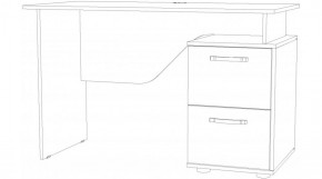 РАЛЬФ Стол с ящиками в Игриме - igrim.ok-mebel.com | фото 2
