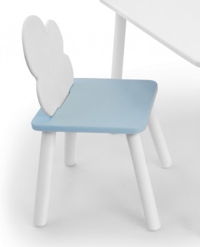 Детский стул Облачко (Белый/Голубой/Белый) в Игриме - igrim.ok-mebel.com | фото