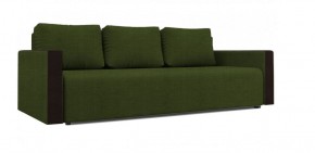 Диван Алиса 4 Vital GREEN - Teos Dark Brown в Игриме - igrim.ok-mebel.com | фото