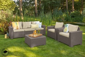 Диван Калифорния 3-х местный (California 2 Sofa), капучино в Игриме - igrim.ok-mebel.com | фото 3