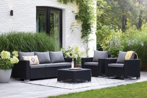 Диван Калифорния 3-х местный (California 3 Sofa), графит в Игриме - igrim.ok-mebel.com | фото 3
