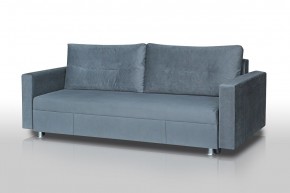 Диван Комфорт с прямыми подлокотниками (микровелюр серый) в Игриме - igrim.ok-mebel.com | фото