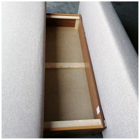 Диван-кровать Комфорт без подлокотников BALTIC AZURE (2 подушки) в Игриме - igrim.ok-mebel.com | фото 6