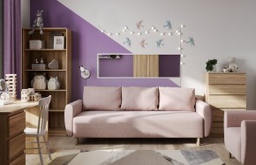 Диван-кровать Тулисия светло-розовый, ткань рогожка в Игриме - igrim.ok-mebel.com | фото