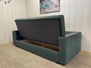 Диван Престиж-15 (НПБ+МДФ) велюр Sensey bottle green в Игриме - igrim.ok-mebel.com | фото 5