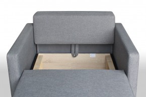 Диван Реал 80 с подлокотниками (микровелюр коричневый) в Игриме - igrim.ok-mebel.com | фото 3