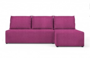 Диван угловой Алиса Shaggy FUCHSIA без подлокотников в Игриме - igrim.ok-mebel.com | фото 2