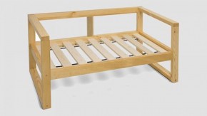 Диван угловой Д-4 Левый (Беж/Темный дуб) в Игриме - igrim.ok-mebel.com | фото 4