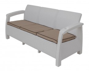 Диван Yalta Premium Sofa 3 Set (Ялта) белый (+подушки под спину) в Игриме - igrim.ok-mebel.com | фото