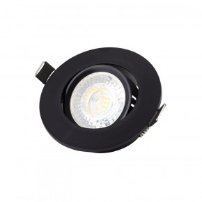 DK3020-BK Встраиваемый светильник, IP 20, 10 Вт, GU5.3, LED, черный, пластик в Игриме - igrim.ok-mebel.com | фото