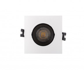DK3021-WB Встраиваемый светильник, IP 20, 10 Вт, GU5.3, LED, белый/черный, пластик в Игриме - igrim.ok-mebel.com | фото