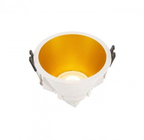 DK3026-WG Встраиваемый светильник, IP 20, 10 Вт, GU5.3, LED, белый/золотой, пластик в Игриме - igrim.ok-mebel.com | фото 4