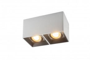 DK3035-WB Светильник накладной IP 20, 10 Вт, GU5.3, LED, белый/черный, пластик в Игриме - igrim.ok-mebel.com | фото