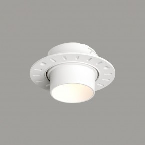 DK3056-WH Встраиваемый светильник под шпатлевку, IP20, до 15 Вт, LED, GU5,3, белый, пластик в Игриме - igrim.ok-mebel.com | фото