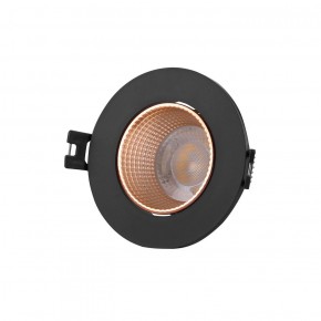 DK3061-BBR Встраиваемый светильник, IP 20, 10 Вт, GU5.3, LED, черный/бронзовый, пластик в Игриме - igrim.ok-mebel.com | фото