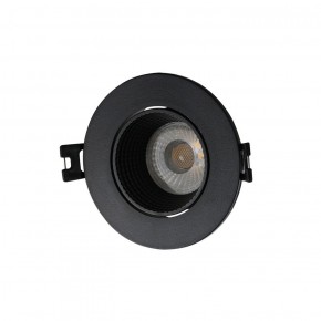 DK3061-BK Встраиваемый светильник, IP 20, 10 Вт, GU5.3, LED, черный/черный, пластик в Игриме - igrim.ok-mebel.com | фото