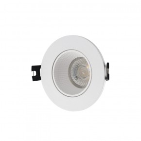 DK3061-WH Встраиваемый светильник, IP 20, 10 Вт, GU5.3, LED, белый/белый, пластик в Игриме - igrim.ok-mebel.com | фото