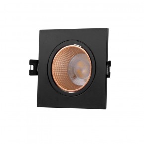 DK3071-BBR Встраиваемый светильник, IP 20, 10 Вт, GU5.3, LED, черный/бронзовый, пластик в Игриме - igrim.ok-mebel.com | фото
