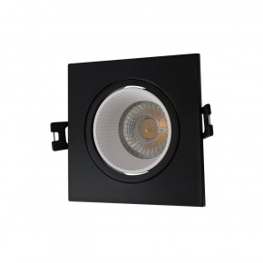 DK3071-BK+WH Встраиваемый светильник, IP 20, 10 Вт, GU5.3, LED, черный/белый, пластик в Игриме - igrim.ok-mebel.com | фото
