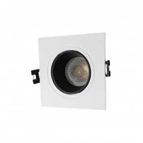 DK3071-WH+BK Встраиваемый светильник, IP 20, 10 Вт, GU5.3, LED, белый/черный, пластик в Игриме - igrim.ok-mebel.com | фото