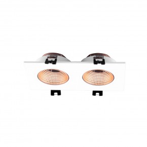 DK3072-WBR Встраиваемый светильник, IP 20, 10 Вт, GU5.3, LED, белый/бронзовый, пластик в Игриме - igrim.ok-mebel.com | фото 2